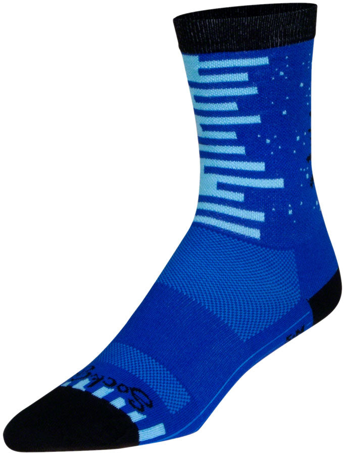 Calcetines deportivos SockGuy Night and Day (talla grande/extra grande) de 15 cm