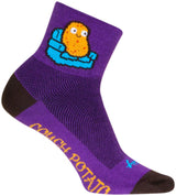 Calcetines clásicos estándar de patata SockGuy - Talla pequeña/mediana (7,6 cm)