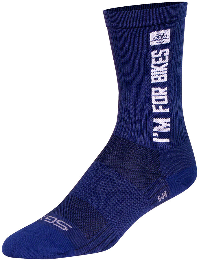 Calcetines SockGuy SGX People For Bikes - Talla pequeña/mediana (18 cm)