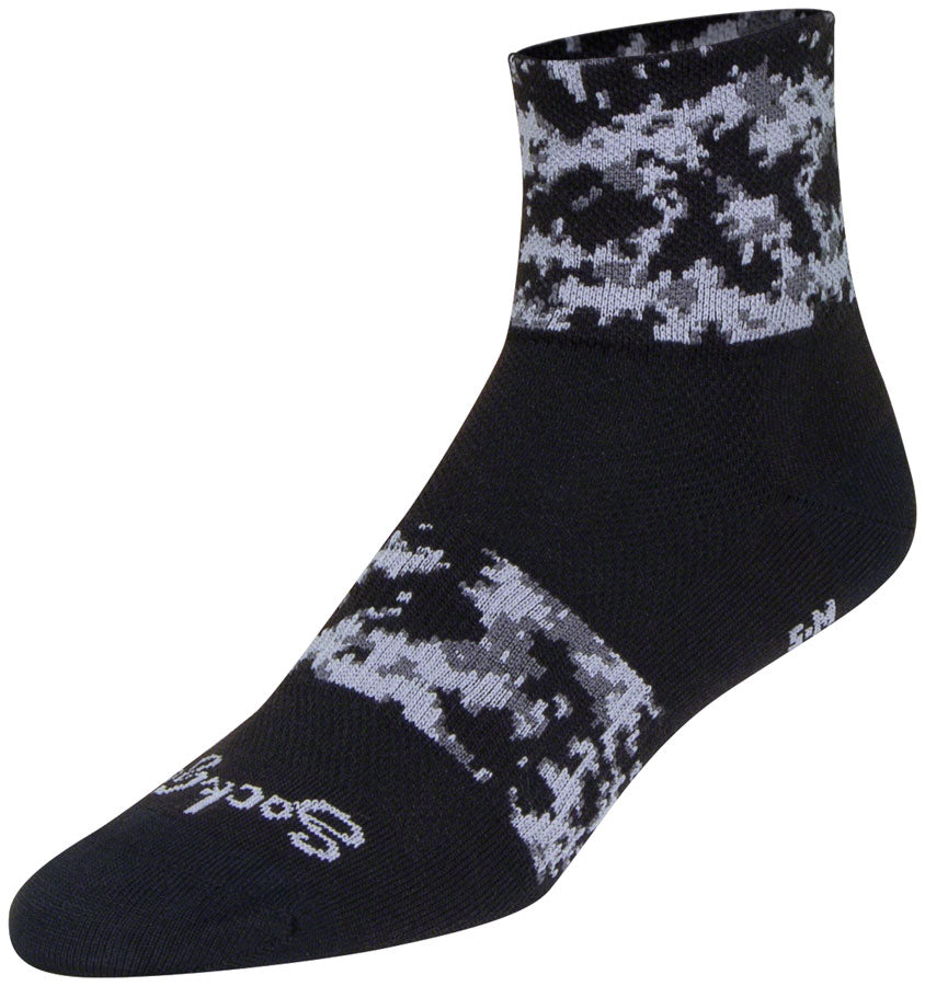 Calcetines clásicos de lado oscuro de SockGuy - Talla pequeña/mediana (7,6 cm)