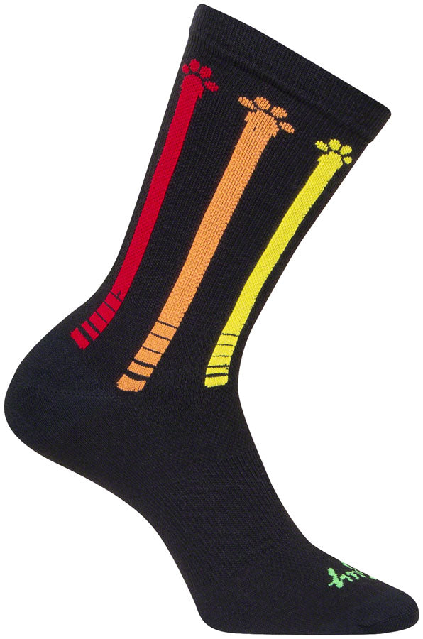 SockGuy Pawsitive Crew Socks - 6" Large/X-Large