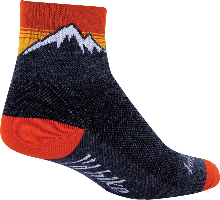 Calcetines de lana para excursionistas SockGuy - 7,6 cm, negros, talla L/XL