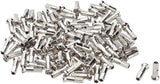 Boquillas de latón DT Swiss Pro Head: 2,0 x 14 mm, color plata, caja de 100