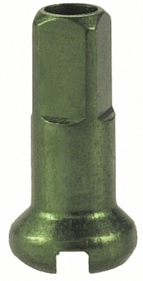 Cabecillas de radio DT Swiss Standard - Aluminio 1,8 x 12 mm Verde Caja de 100