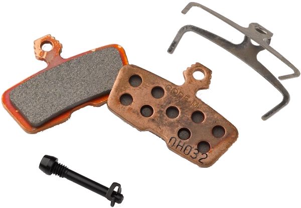 Pastillas de freno de disco SRAM - Compuesto sinterizado con respaldo de acero, potentes para Code/Code R/Code RSC/Guide RE