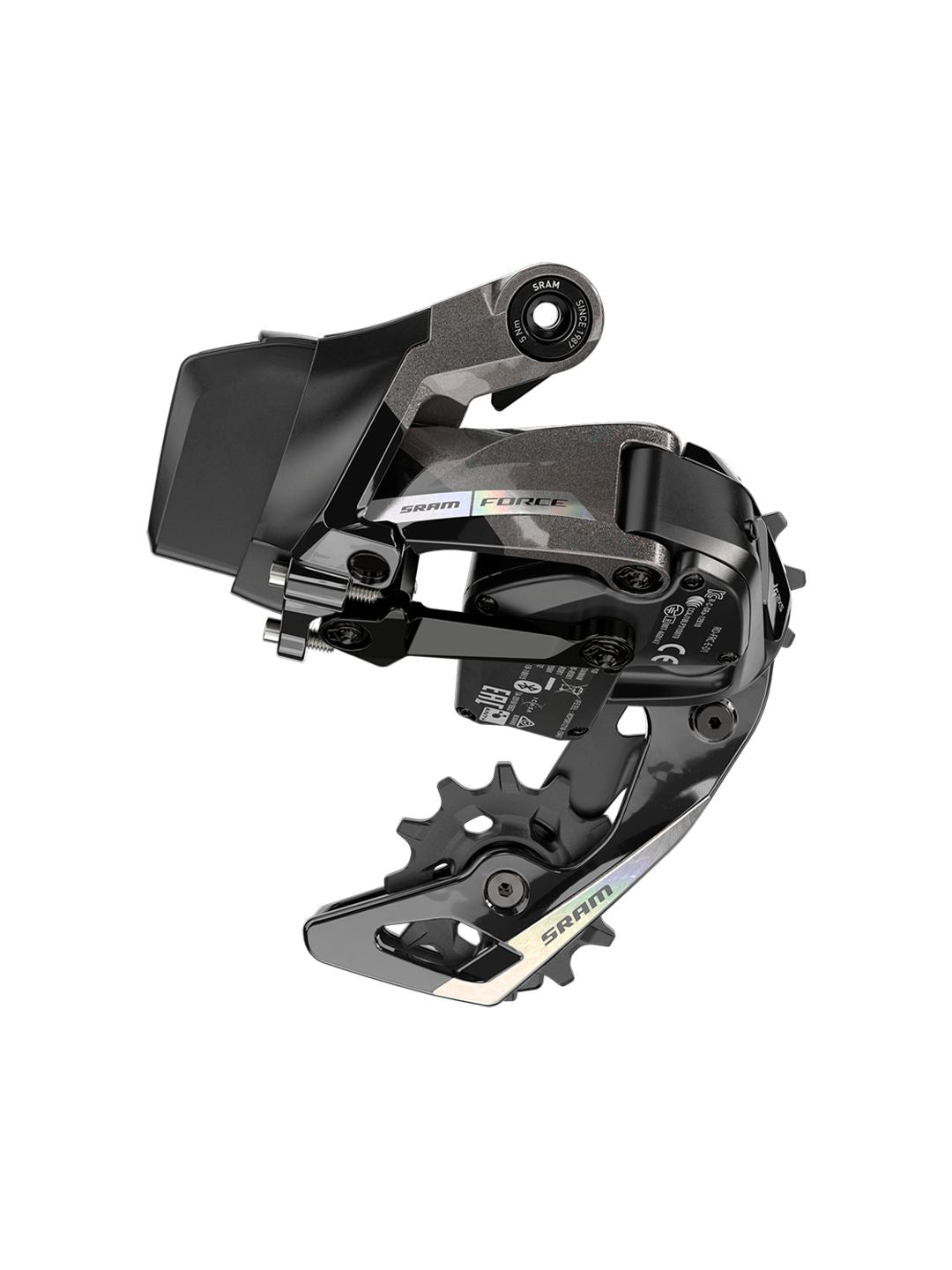 Trasera Der SRAM Force AXS 12 velocidades Negra