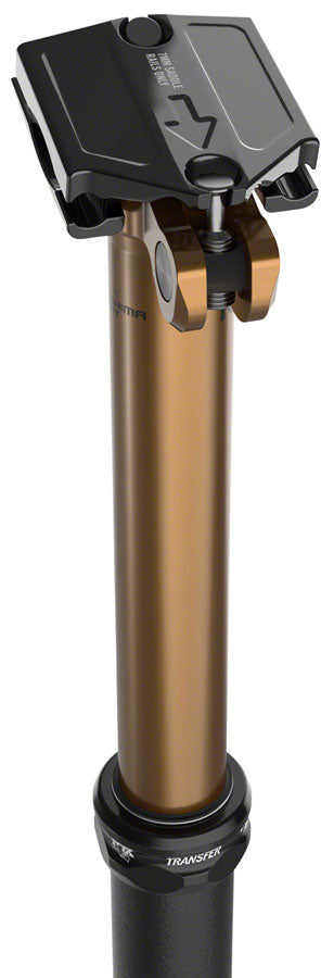 FOX Transfer Factory Dropper Seatpost - 30.9 125 mm Internal Routing Kashima Coat Upper