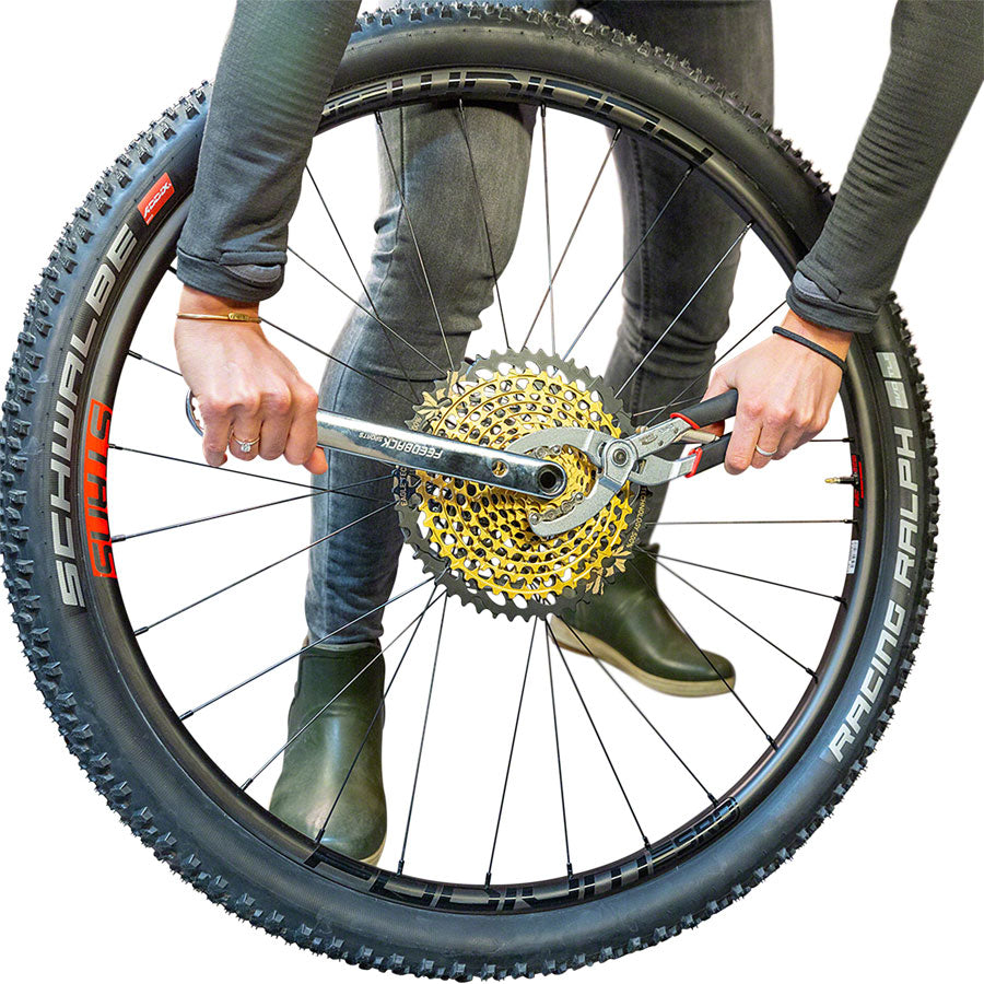 Herramienta de bloqueo de cassette y pedalier Feedback Sports