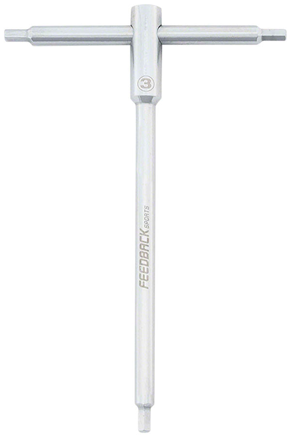 Llave hexagonal con mango en T de Feedback Sports - 3 mm