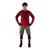 Skyline Air LS Jersey Fades Wine