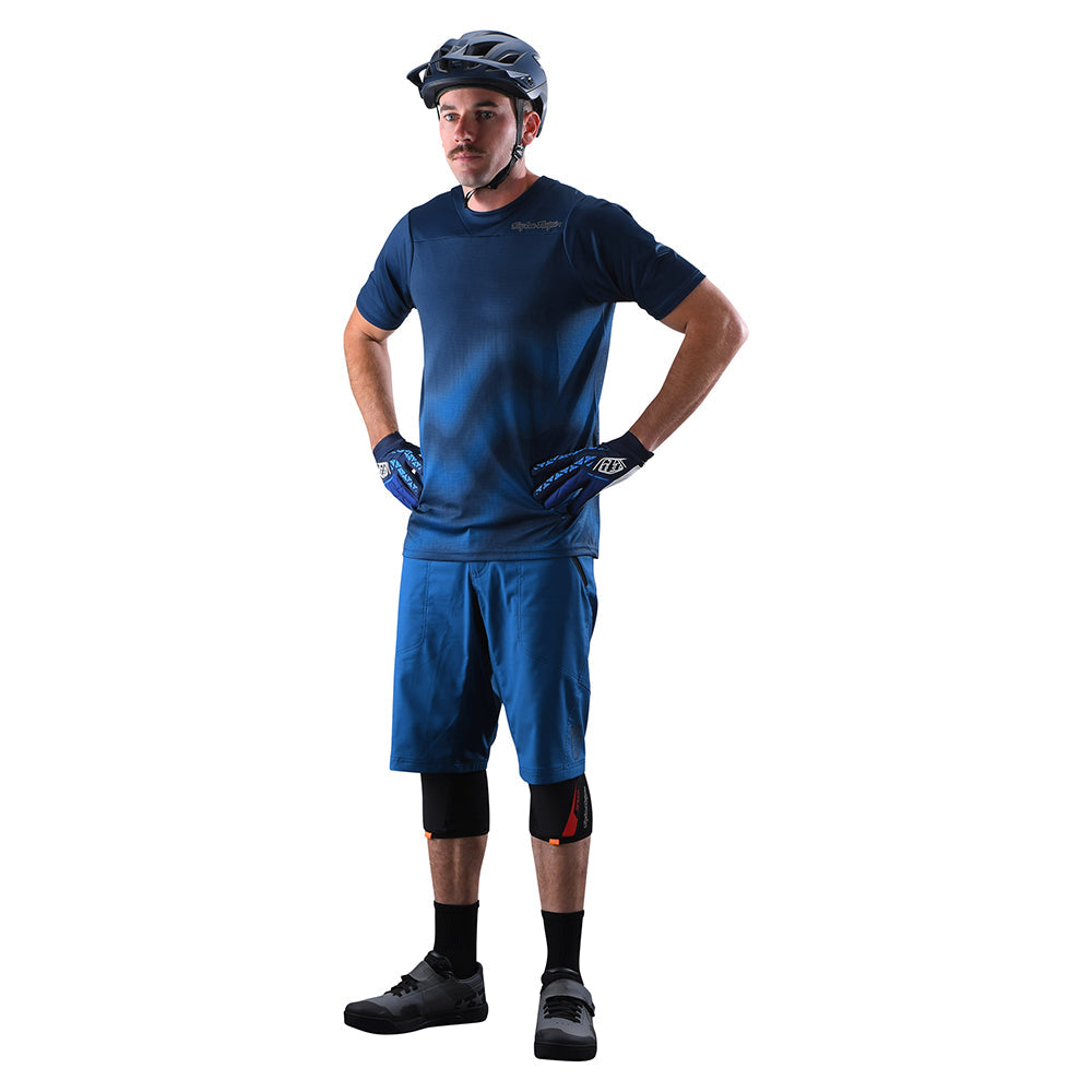 Skyline Short No Liner Solid Slate Blue
