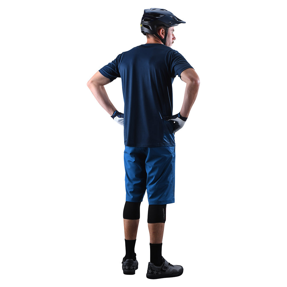 Skyline Short No Liner Solid Slate Blue