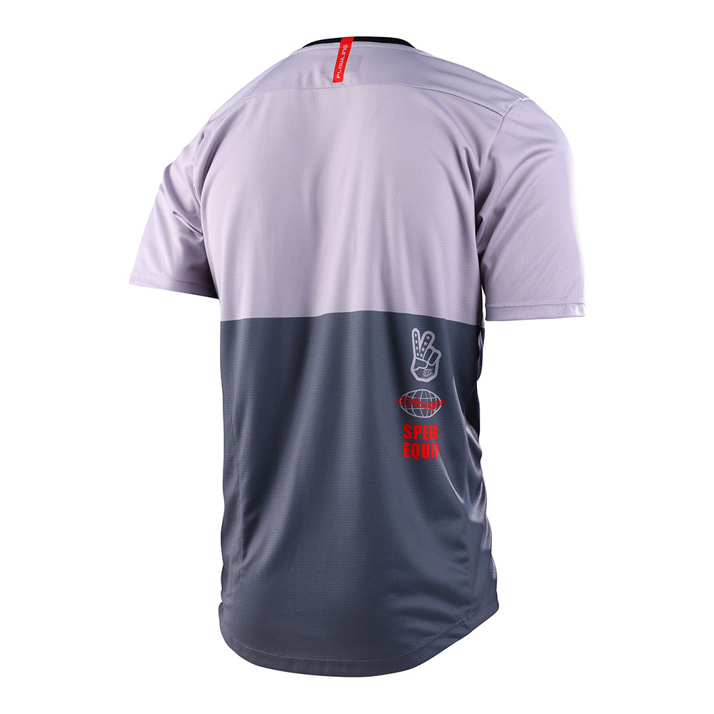 Flowline SS Jersey Scripter Charcoal