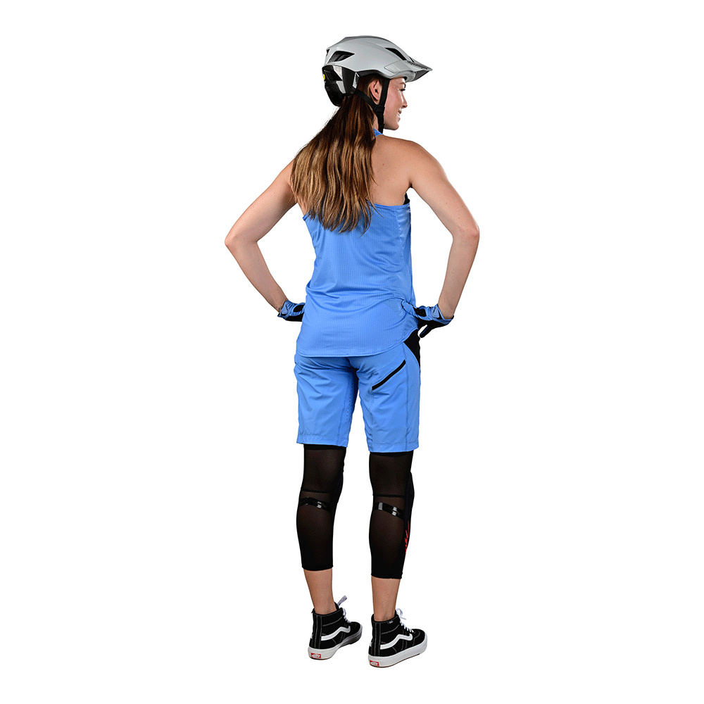 Womens Luxe Short Shell Solid Wildflower