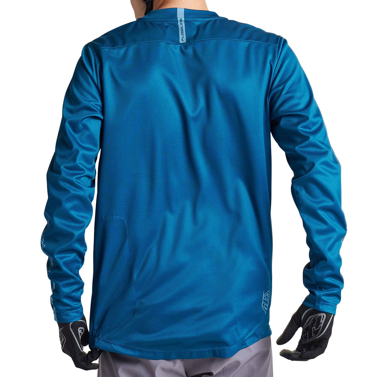 Flowline LS Jersey Solid Slate Blue