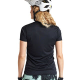 Womens Lilium SS Jersey Solid Black