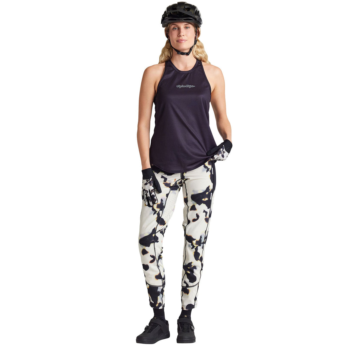 Womens Luxe Pant Tortoise Cream