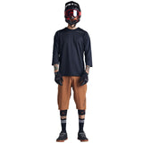 Ruckus 3/4 Jersey Solid Black
