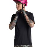 Skyline Short Sleeve Jersey Mono Black