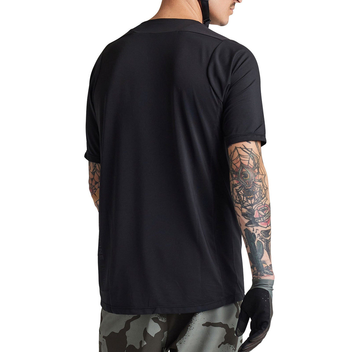 Skyline Short Sleeve Jersey Mono Black
