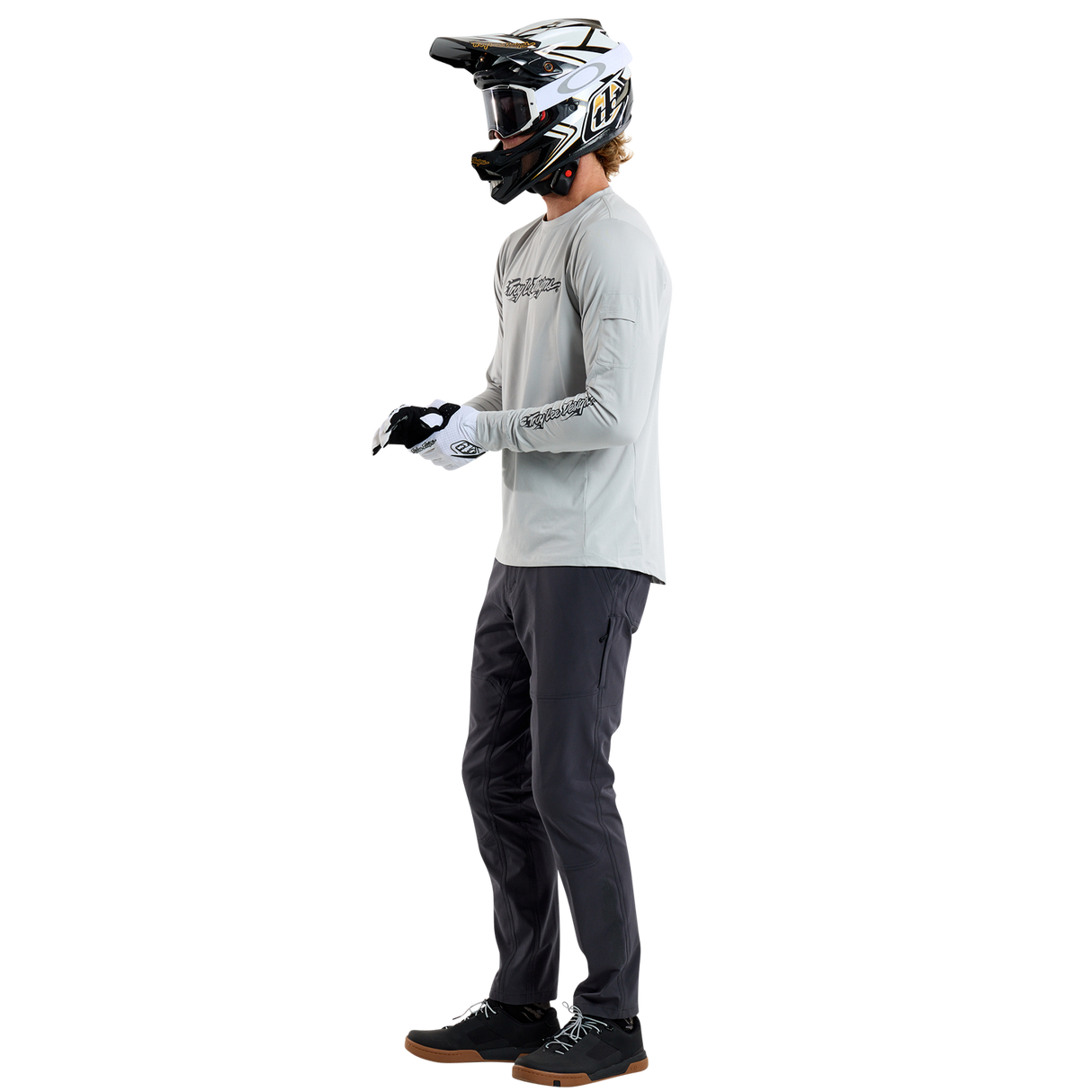 Ruckus Long Sleeve Ride Tee Burn Out Mist