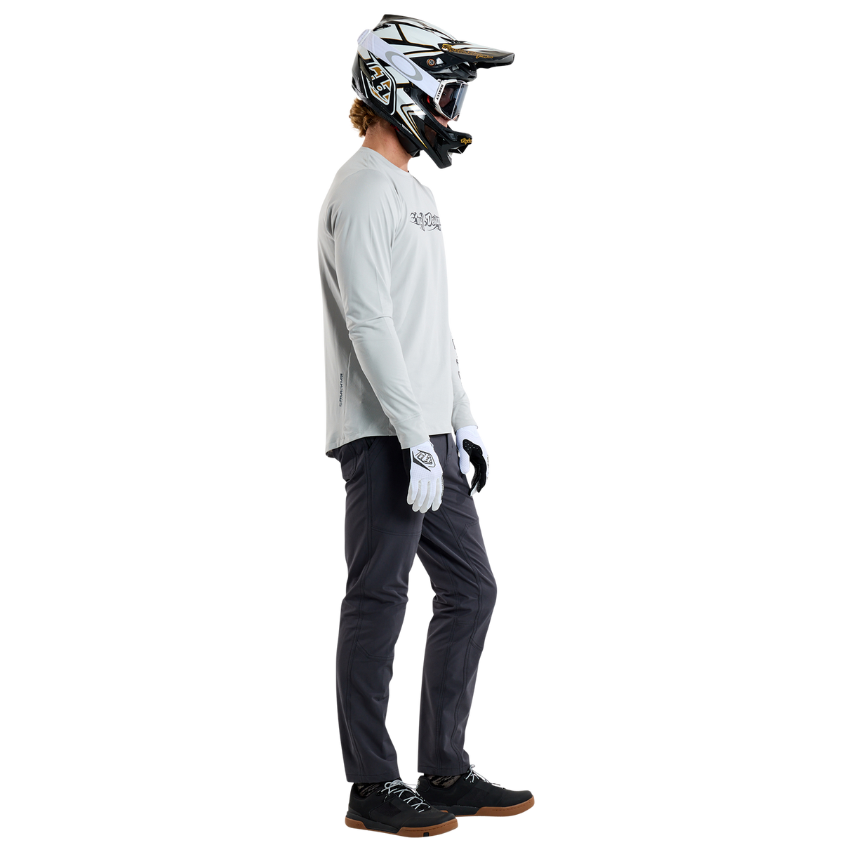 Ruckus Long Sleeve Ride Tee Burn Out Mist