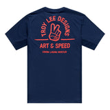 Skyline Short Sleeve Ride Tee Locals Midnight
