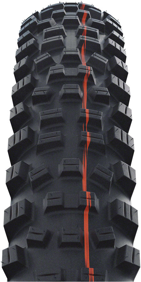 Neumático Schwalbe Hans Dampf - 27,5 x 2,6 Tubeless Plegable Negro/Bronce Evolution Line Super Trail Addix Soft