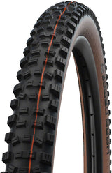 Neumático Schwalbe Hans Dampf - 27,5 x 2,6 Tubeless Plegable Negro/Bronce Evolution Line Super Trail Addix Soft