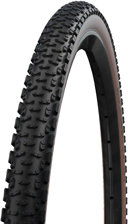 Neumático Schwalbe G-One Ultrabite - 700 x 40 Tubeless Plegable Negro/Bronce Performance Line Race Guard Addix