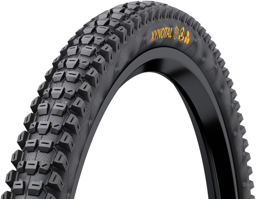 Neumático Continental Xynotal 27,5 x 2,40 sin cámara, plegable, color negro, carcasa blanda para enduro, E25