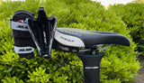 XLAB Turbo Wing con portabotellas de xenón, sistema de transporte doble para botellas de agua montado en el sillín
