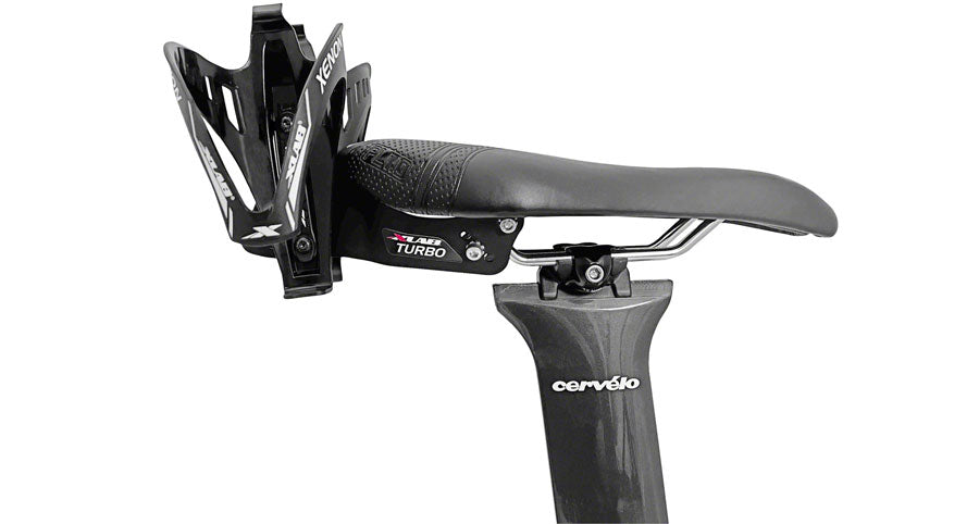 XLAB Turbo Wing con portabotellas de xenón, sistema de transporte doble para botellas de agua montado en el sillín