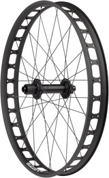 Quality Wheels Blizzerk Rear Wheel - 26" Fat Black - 26", 12 x 197mm, HG 11
