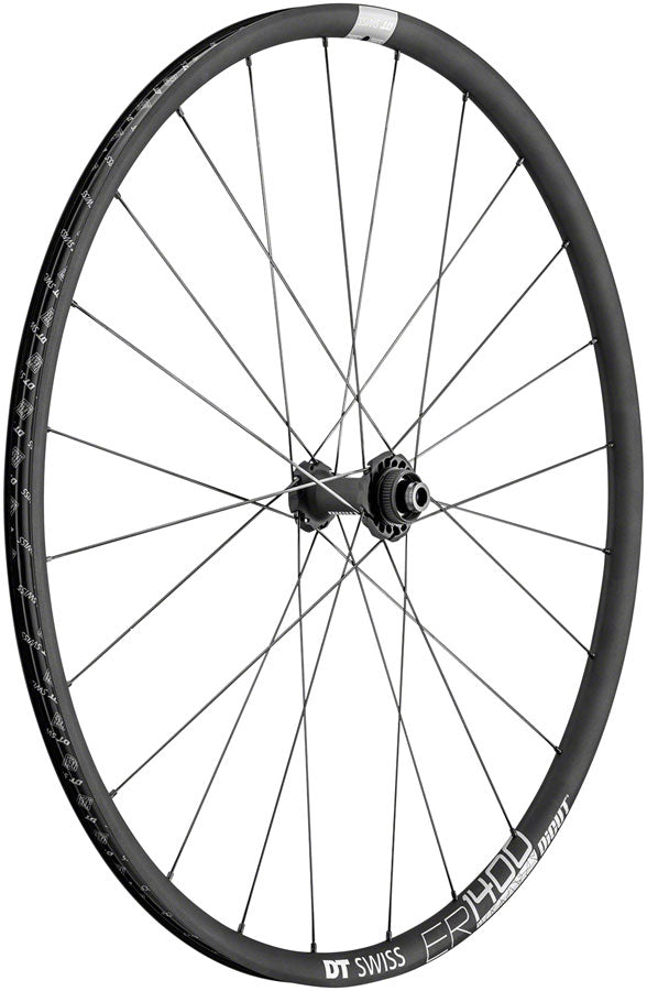 Rueda delantera DT Swiss ER 1400 DiCut - 700 12 x 100 mm, Center-Lock, negra