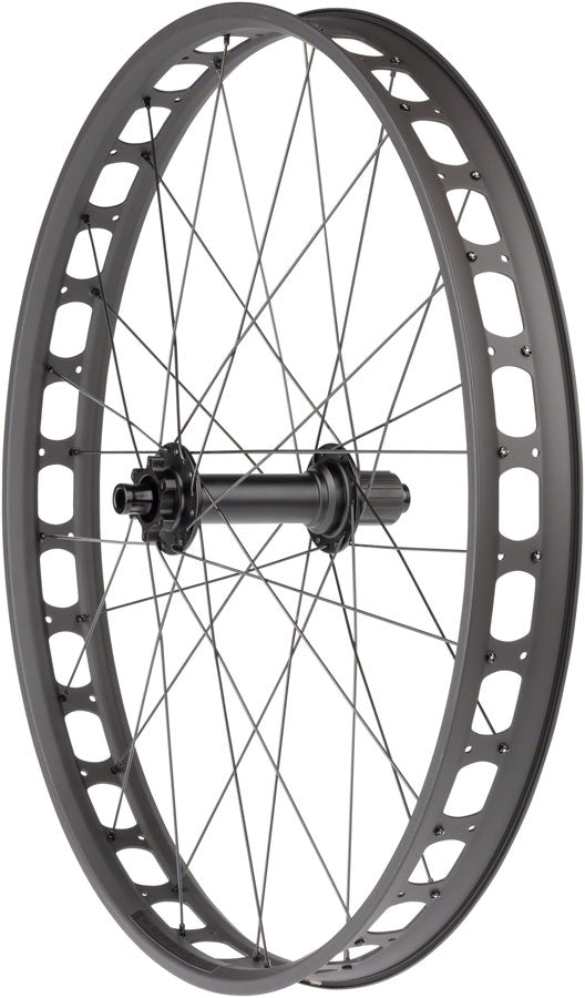 Quality Wheels Blizzerk Rear Wheel - 26" Fat Black - 26", 12 x 197mm, HG 11