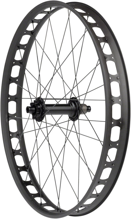 Quality Wheels Blizzerk Rear Wheel - 26" Fat Black - 26", 12 x 197mm, HG 11