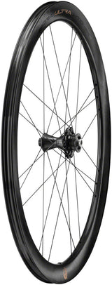 Rueda delantera Campagnolo Bora Ultra WTO 45 - 700c 12 x 100 mm Center-Lock, ajuste bidireccional, gris