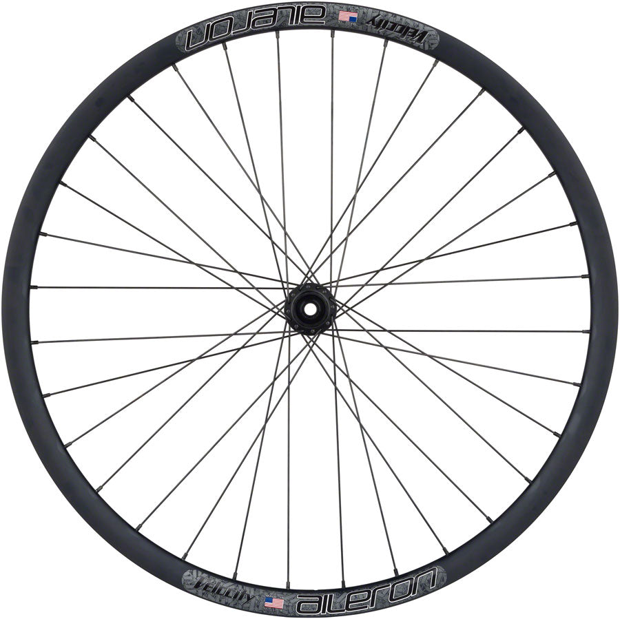Ruedas de calidad con trinquetes de oso/rueda delantera Velocity Aileron - 700c 12 x 100 mm Center-Lock BLK