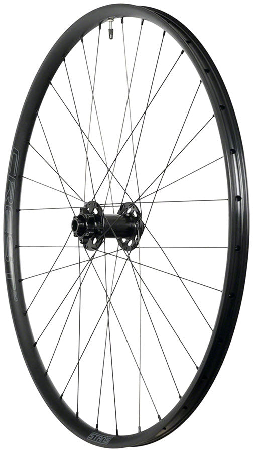 Rueda delantera Stans Crest MK4 - 27,5" 12 x 100 mm 6 tornillos negra