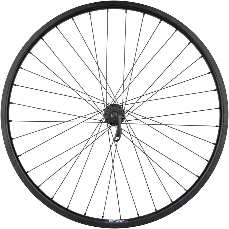 Quality Wheels Value HD Series Rear Wheel - 26" QR x 135mm Center-Lock Disc / Rim Brake HG 10 BLK