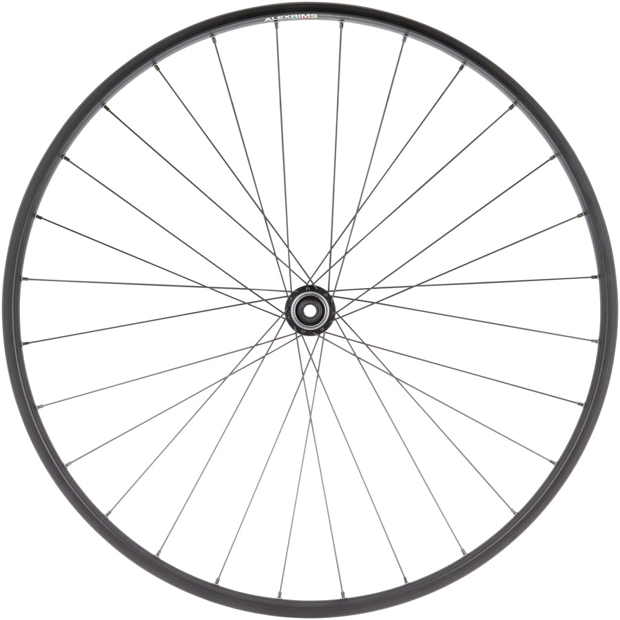 Quality Wheels Value Double Wall Series Front Wheel - Black - 650b QR x 100mm, Center-Lock