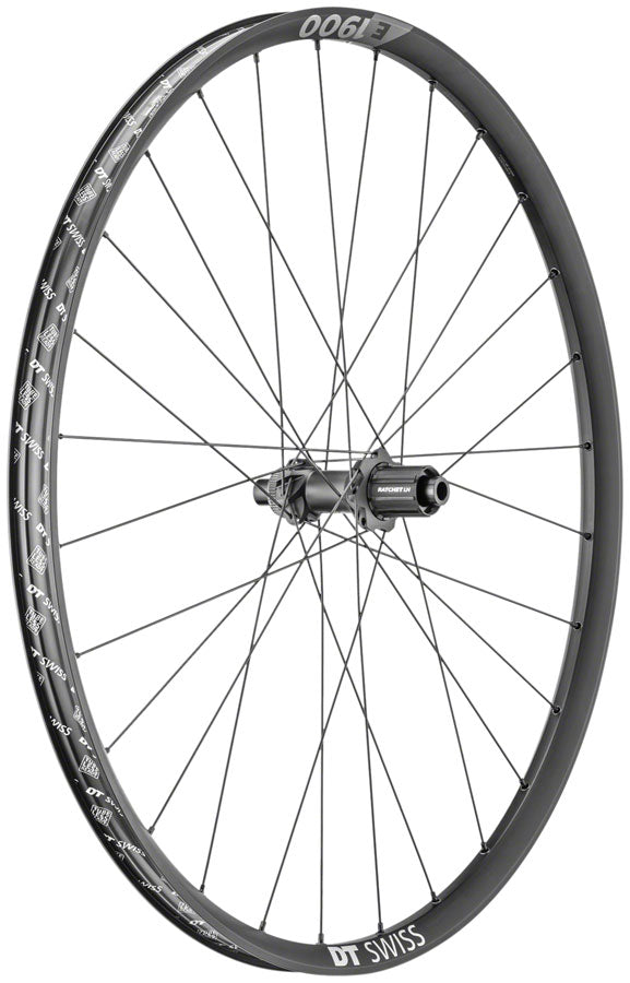 Rueda trasera DT Swiss E 1900 Spline 30 - 29" 12 x 142 mm Center-Lock HG 11 MTN BLK