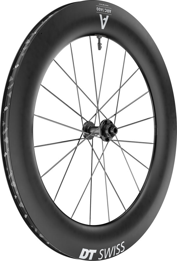 Rueda delantera DT Swiss ARC 1400 DiCut 85 - 700 12 x 100 mm, Center-Lock, negra