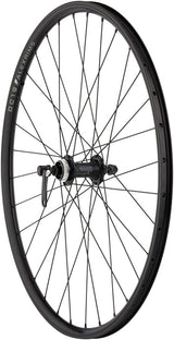 Quality Wheels Value Double Wall Series Front Wheel - Black - 650b QR x 100mm, Center-Lock