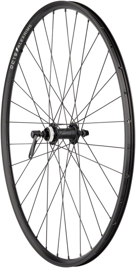 Quality Wheels Value Double Wall Series Front Wheel - Black - 650b QR x 100mm, Center-Lock