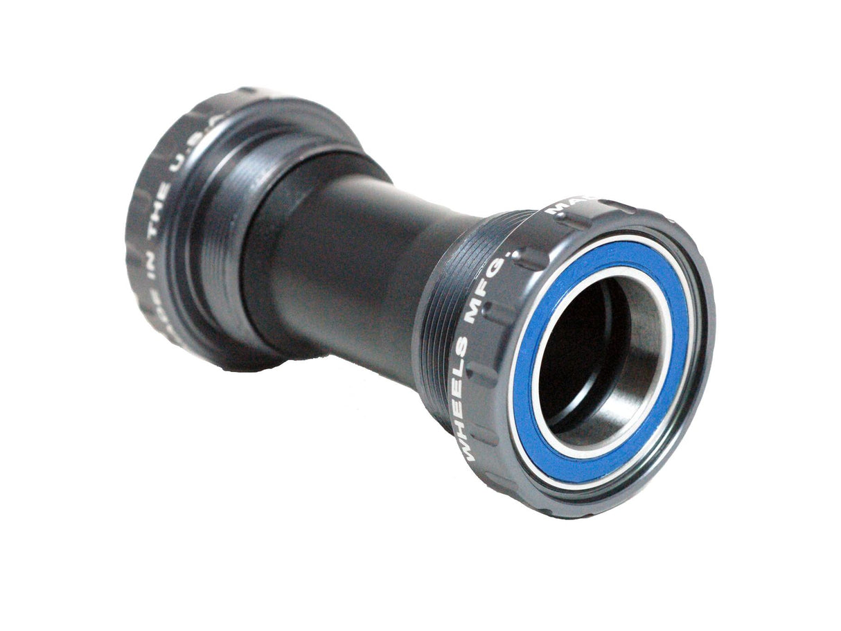 Wheels Manufacturing BSA Bottom Bracket - Shimano Road ABEC-3 Bearings Gray Cups