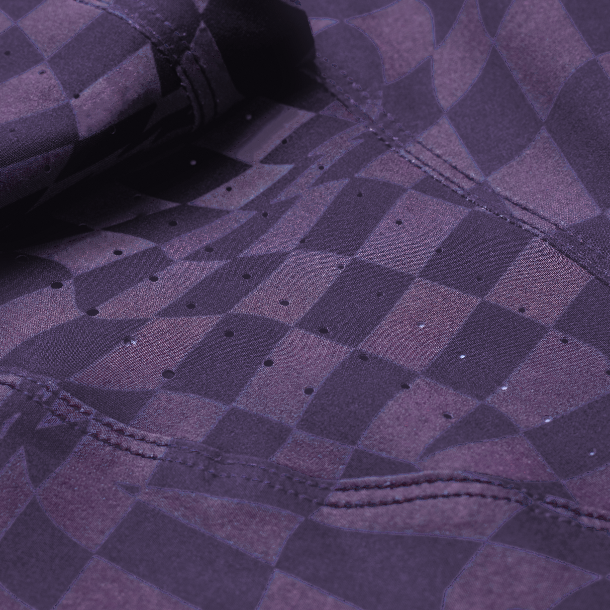Womens Lilium Pant Twisted Checkers Purple