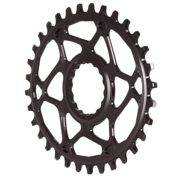 Plato ovalado Absolute Black Spiderless Cinch DM de 32 dientes - Negro