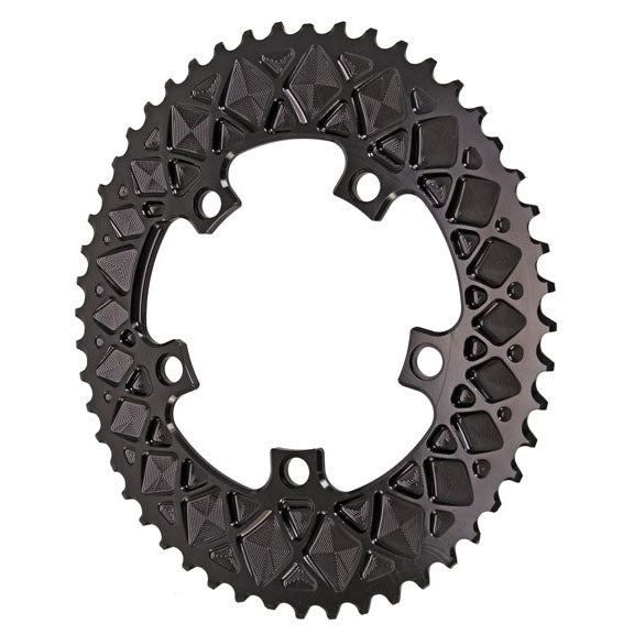 absoluteBLACK 5x110BCD Premium 2x Oval Chainring